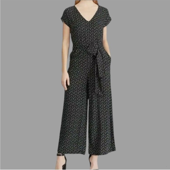 Chaps Wide Leg Floral Jumpsuit - Picture 6 of 14